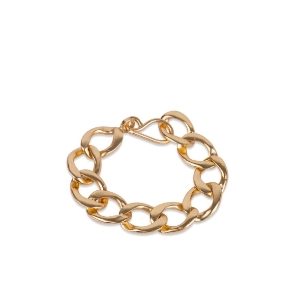 Bracelet made from brass, goldplated